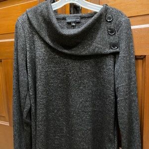Fortune + Ivy button brushed knit top
